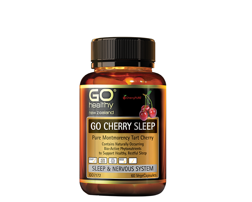 Go Healthy Go Cherry Sleep 60vegecaps - 365 Health Limited