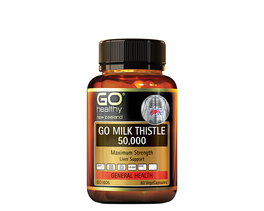 Go Healthy Go Milk Thistle 50000 60 vegecaps - 365 Health Limited
