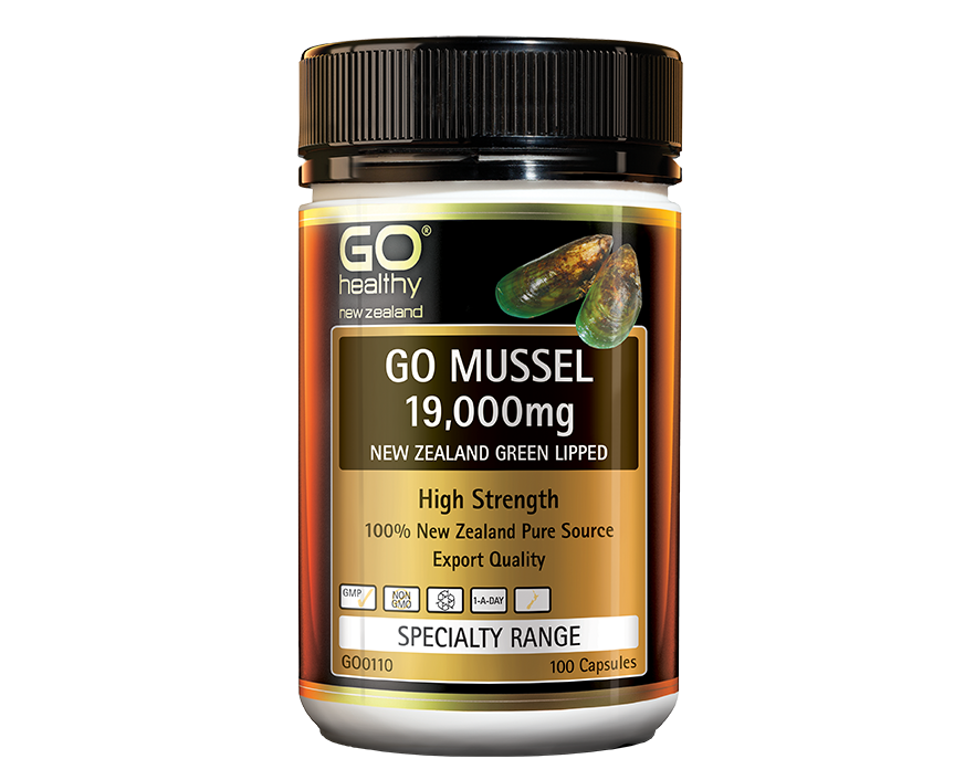 Go Healthy Go Mussel 19000mg 100capsules - 365 Health Limited