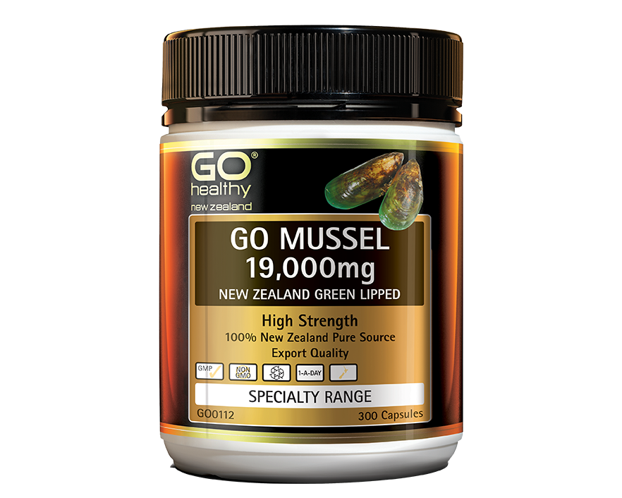 Go Healthy Go Mussel 19000mg 300capsules - 365 Health Limited