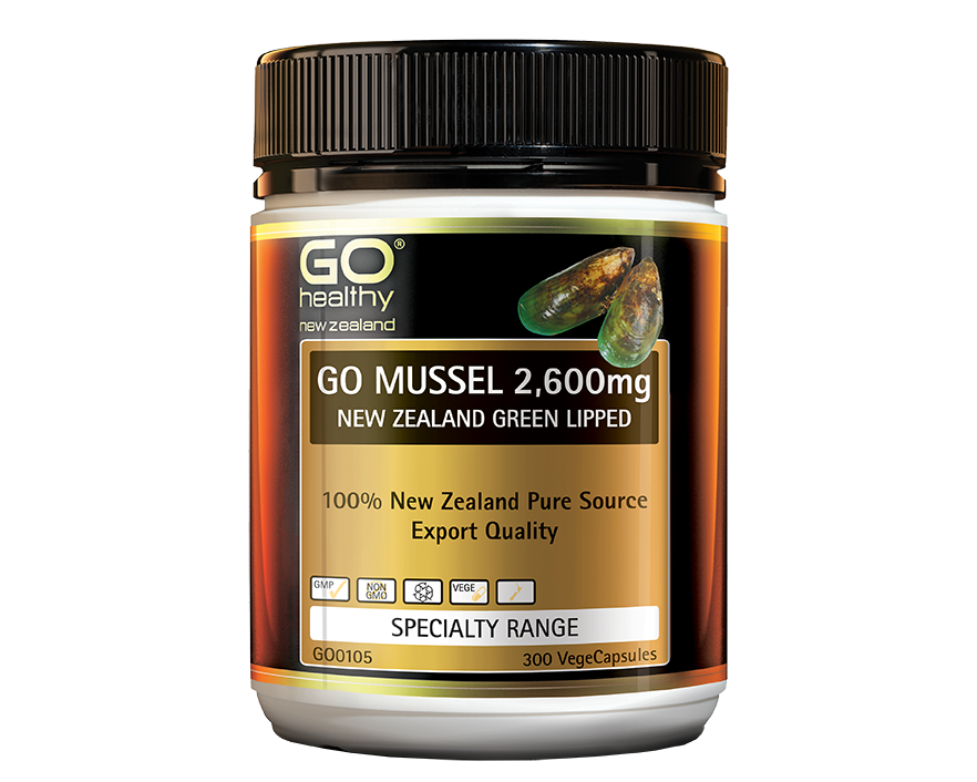 Go Healthy Go Mussel 2600mg 300capsules - 365 Health Limited