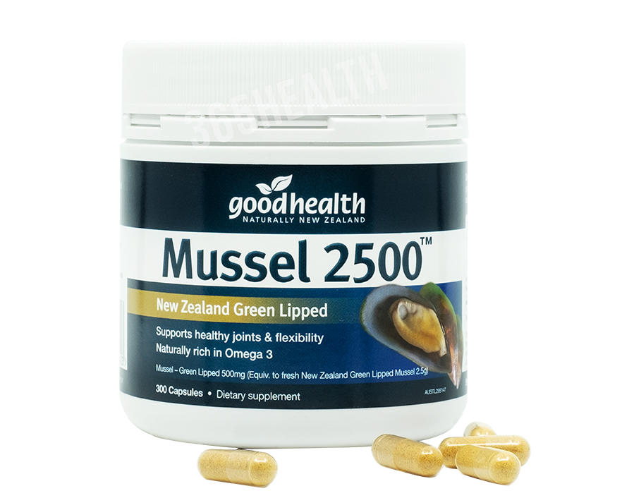 Good Health Green Lipped Mussel 2500 300capsules - 365 Health Limited