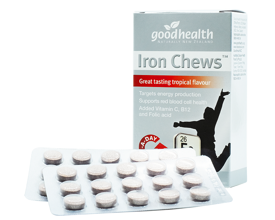 Good Health Iron Chews 30chewable tablets - 365 Health Limited