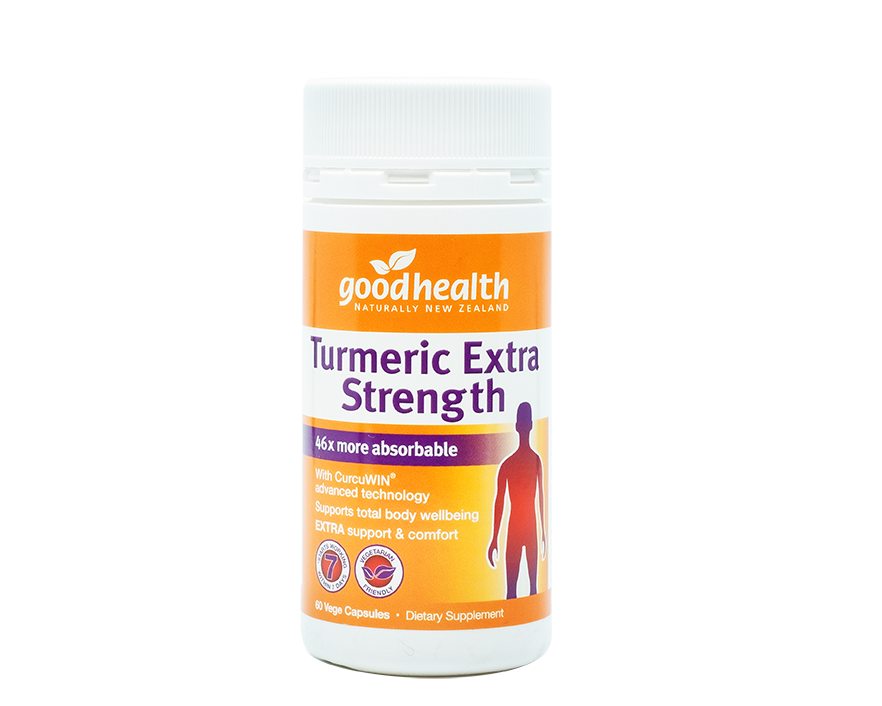 Good Health Turmeric Extra Strength 60capsules - 365 Health Limited