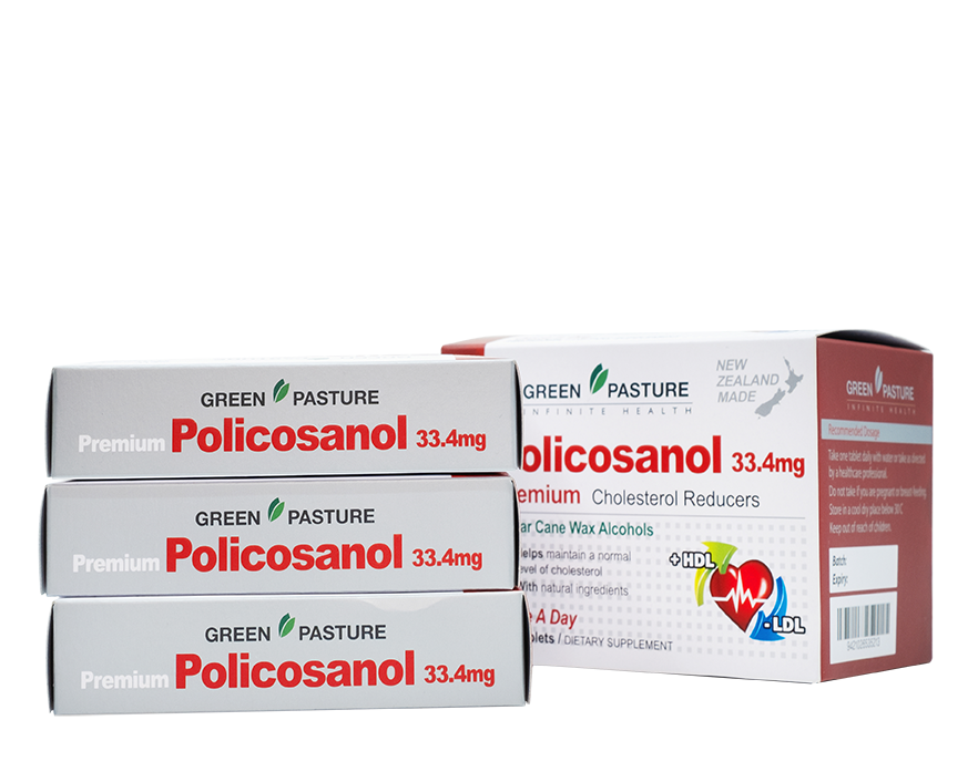 Green Pasture Policosanol 33.4mg 180tablets - 365 Health Limited
