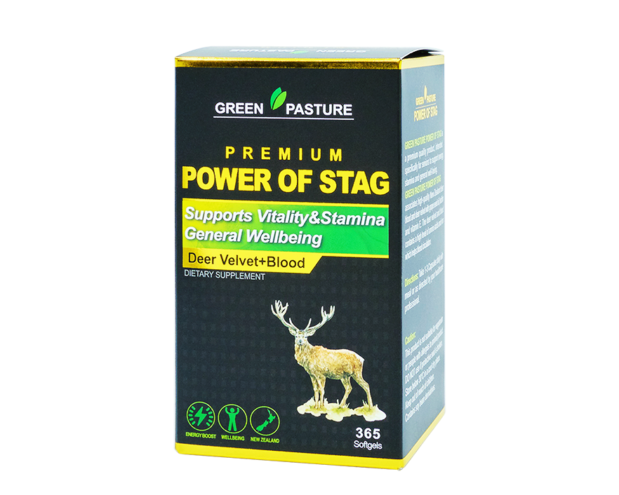 Green Pasture Power of Stag 365capsules - 365 Health Limited