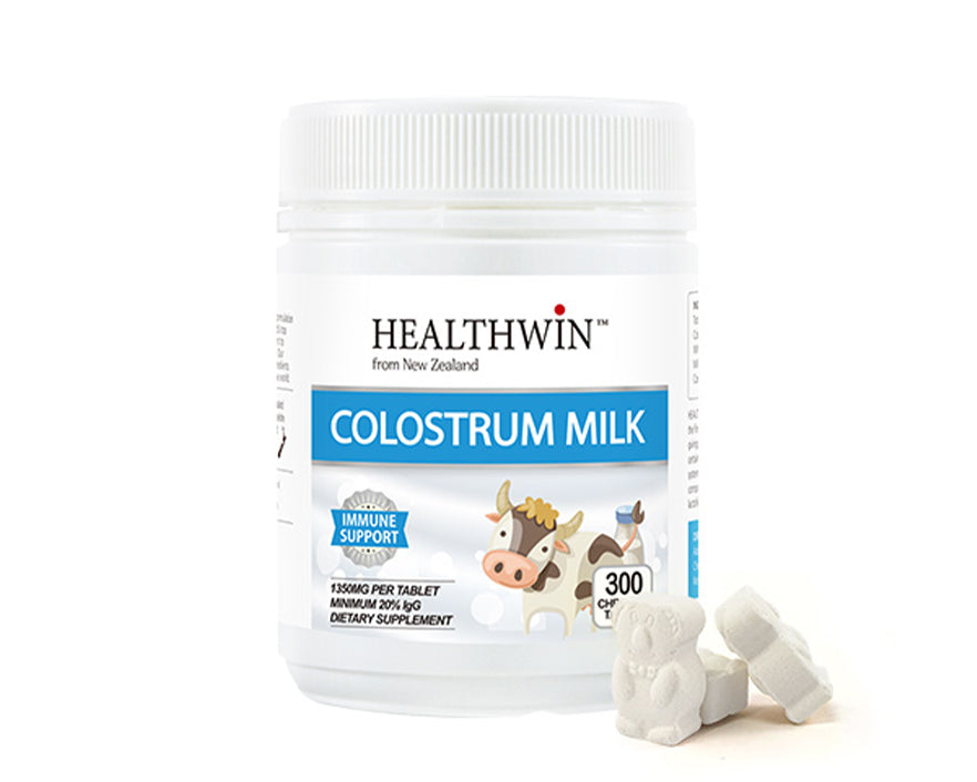 Colostrum Milk 1350 300Chewable capsules - 365 Health Limited