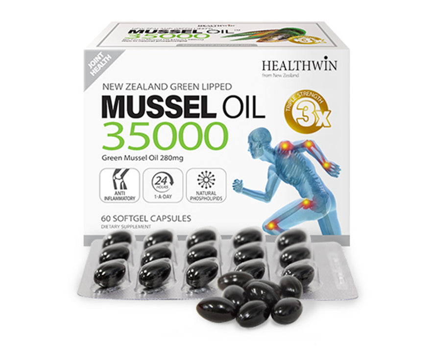 Green Lipped Mussel Oil 35000 60Softgels - 365 Health Limited
