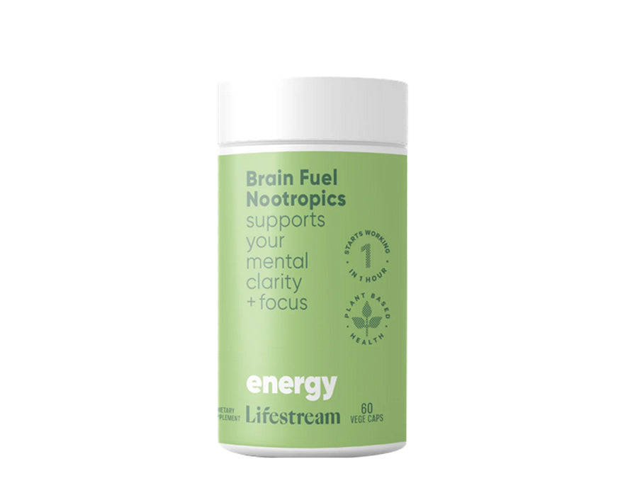 Brain Fuel Nootropics 60Vege Caps - 365 Health Limited