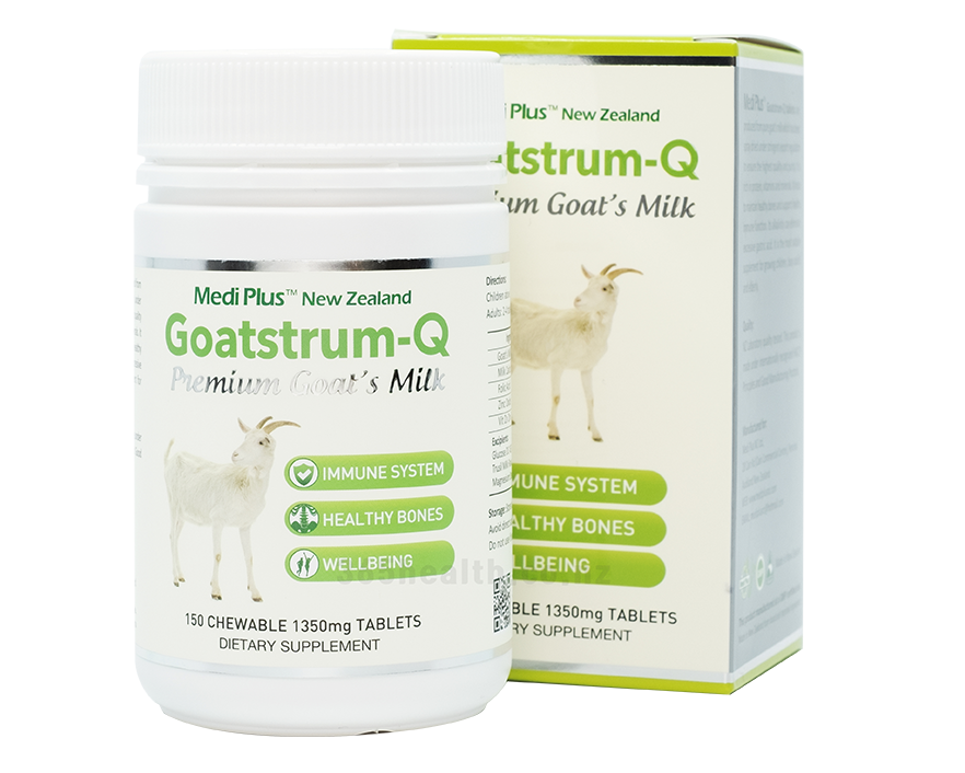Mediplus Goatstrum-Q 1350mg 150chewable tablets - 365 Health Limited