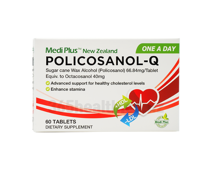 Mediplus Policosanol-Q 60tablets - 365 Health Limited