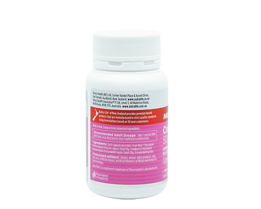 Nutralife Cranberry 50000 50 capsules - 365 Health Limited
