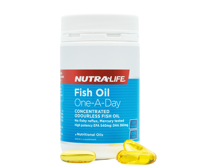 Nutralife Fish Oil One-A-Day 90 capsules - 365 Health Limited