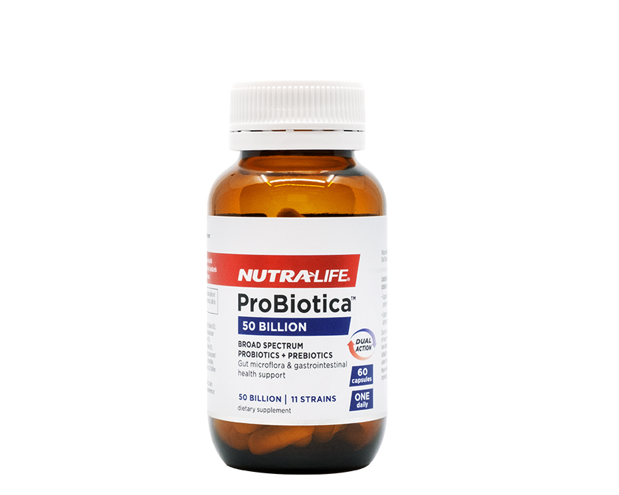 Nutralife ProBiotica 50 Billion Probiotics+Prebiotics 60 capsules - 365 Health Limited
