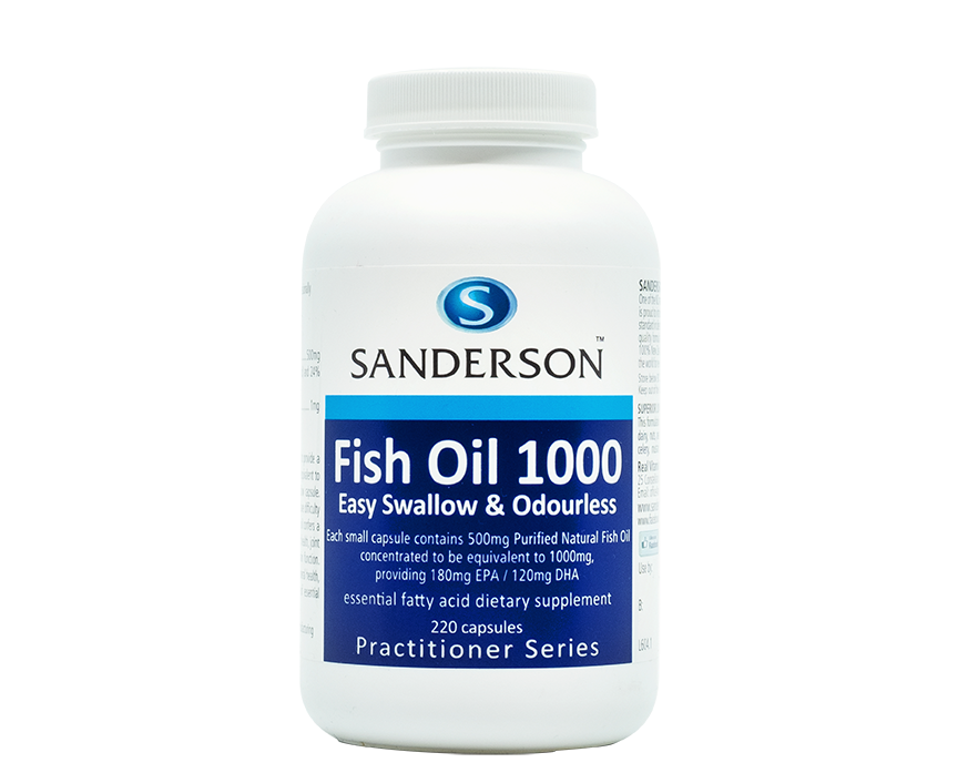 Sanderson Fish Oil 1000 220 capsules - 365 Health Limited