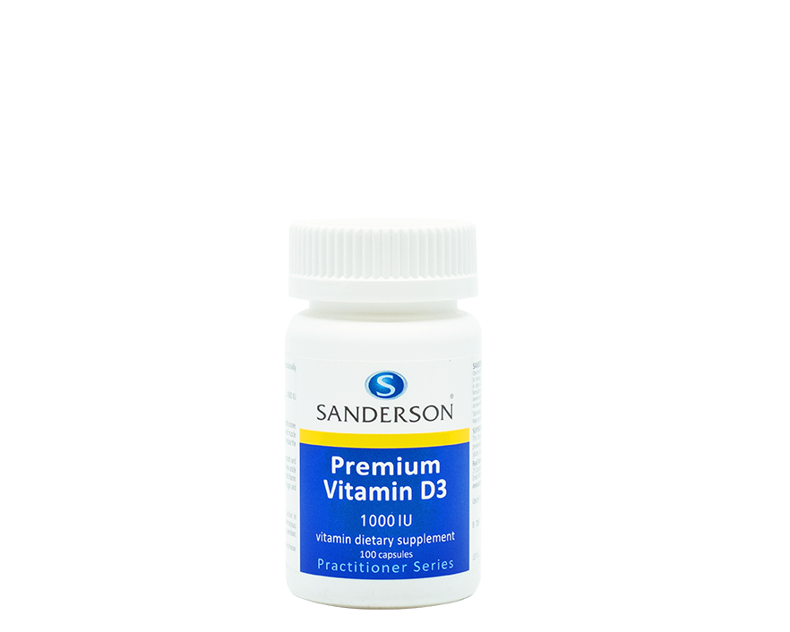 Sanderson Vitamin D3 1000iu 100 capsules - 365 Health Limited