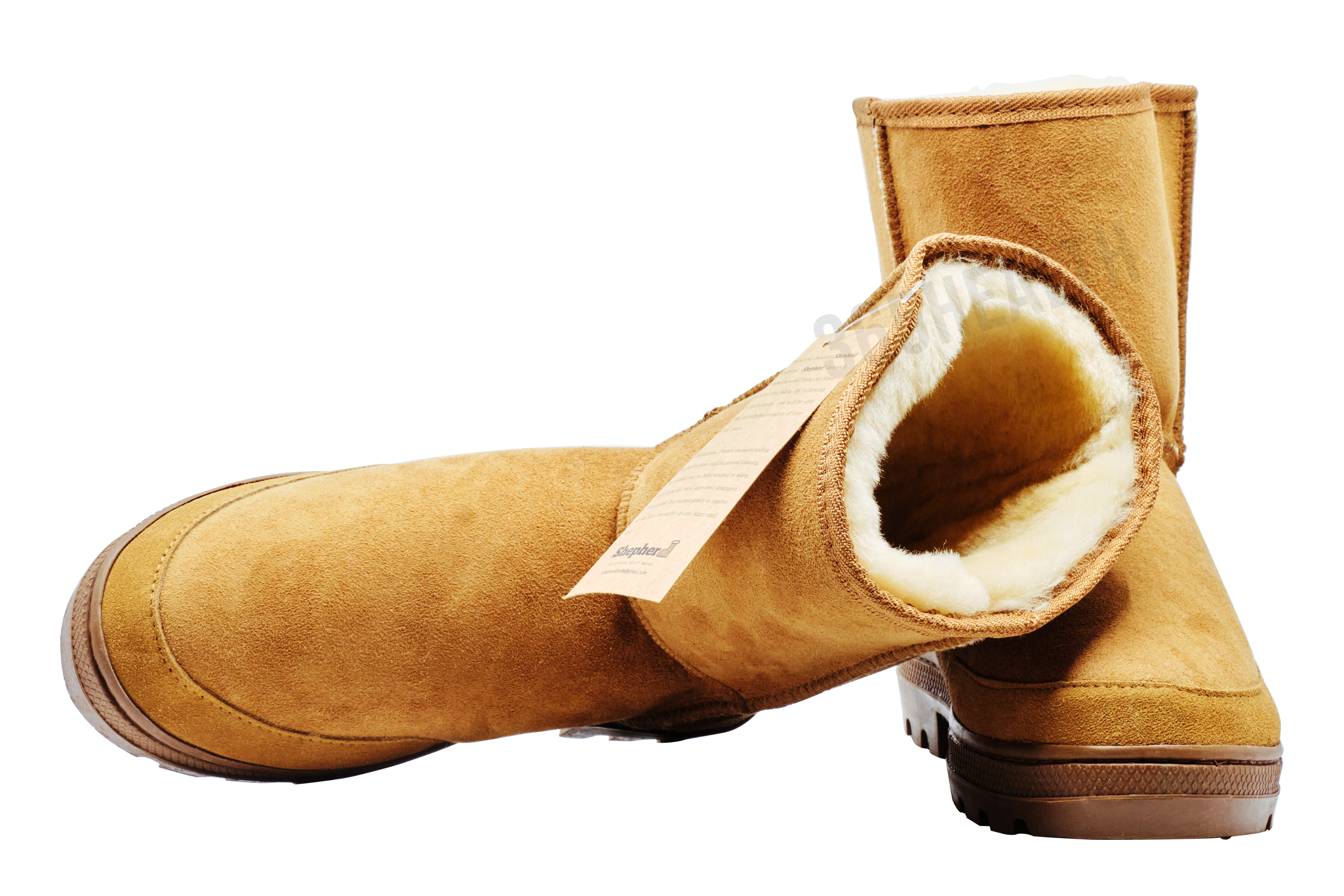 Shepherd Sheepskin Wool Half Boots /Brown - 365 Health Limited