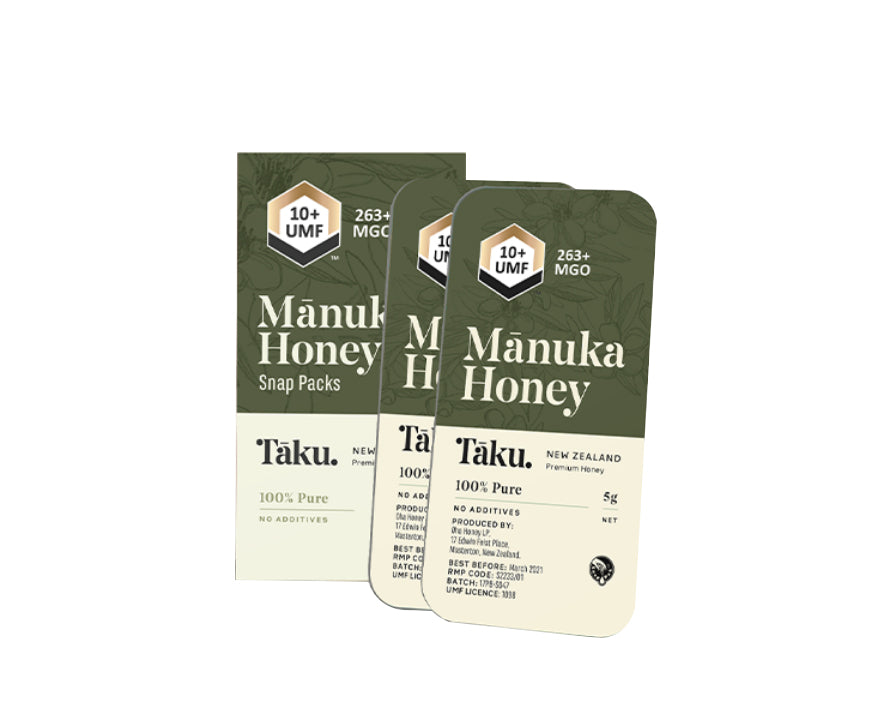 Manuka Honey Snap Packs UMF10+ 12*5g - 365 Health Limited