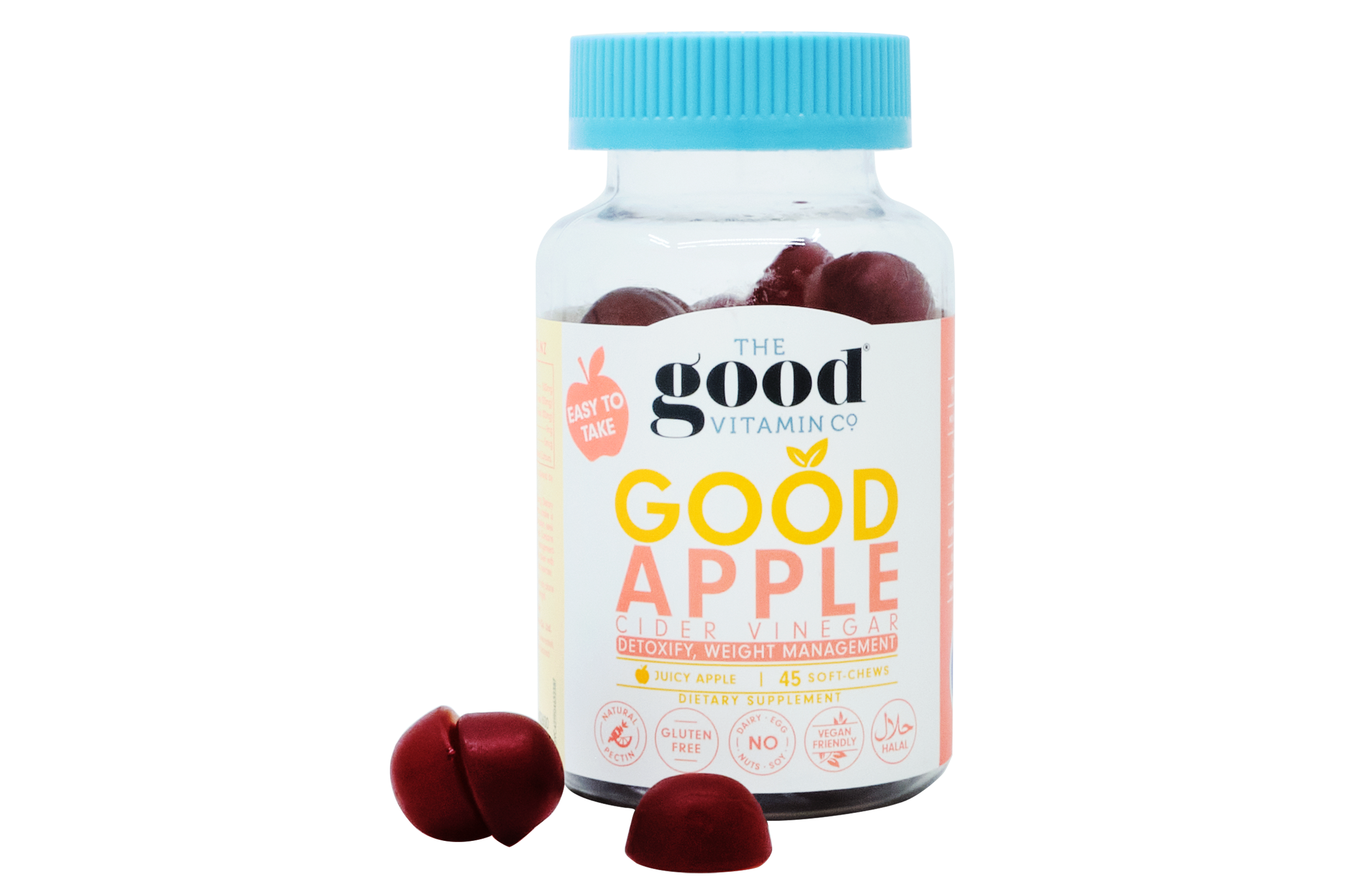 TheGoodVitaminCo Good Apple Cider Vinegar 60Soft-Chews - 365 Health Limited