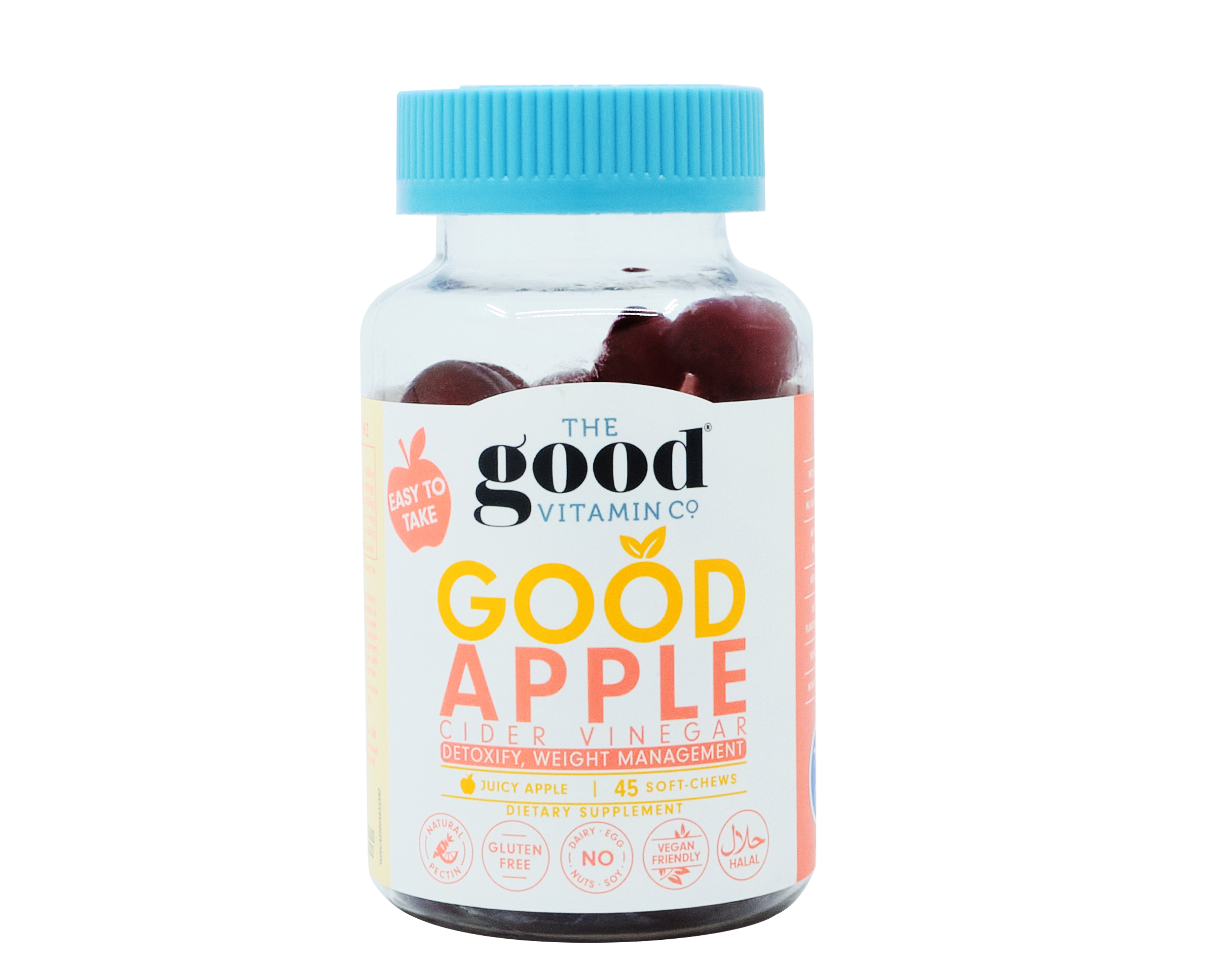 TheGoodVitaminCo Good Apple Cider Vinegar 60 soft-chews - 365 Health Limited