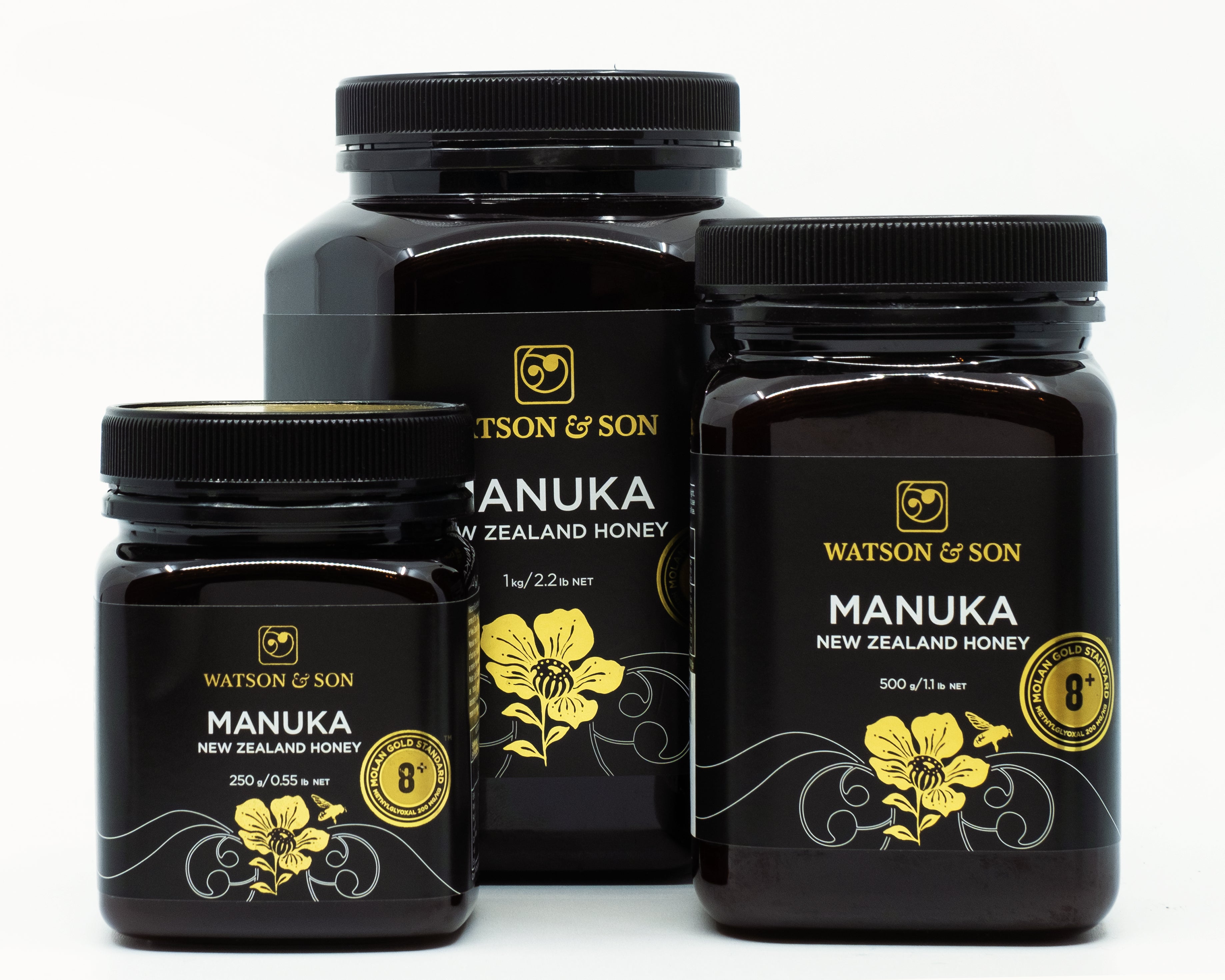 WATSON & SON MGS 8+ Manuka Honey 500g - 365 Health Limited