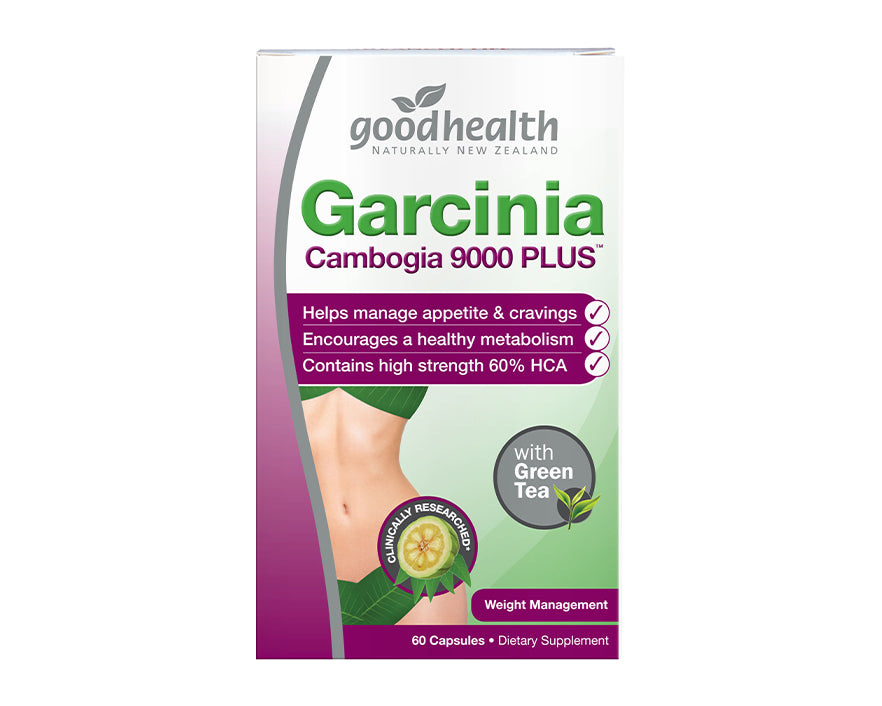 Garcinia Cambogia 9000Plus with Green tea 60tablets - 365 Health Limited