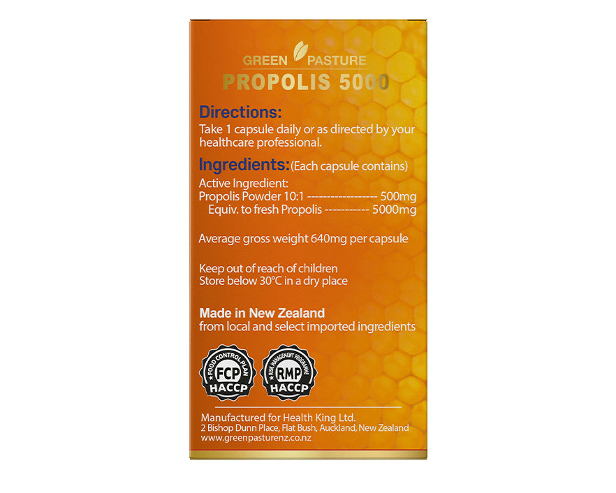 Propolis 5000 180capsules - 365 Health Limited