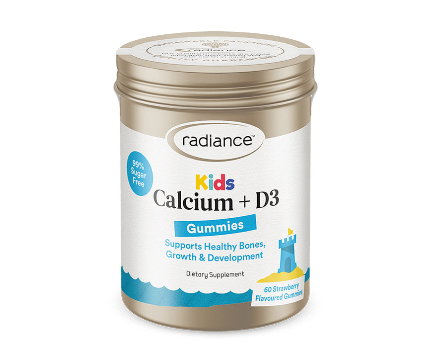 Kids Calcium+D3 60Strawberry Flavoured Gummies - 365 Health Limited